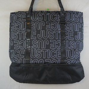 Justice Two Compartment Tote NWT